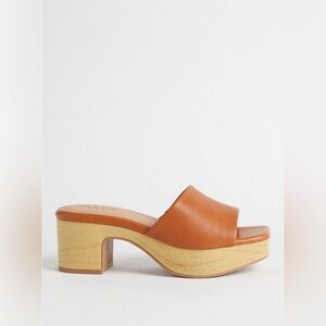 Torrid Brown Platform Mules